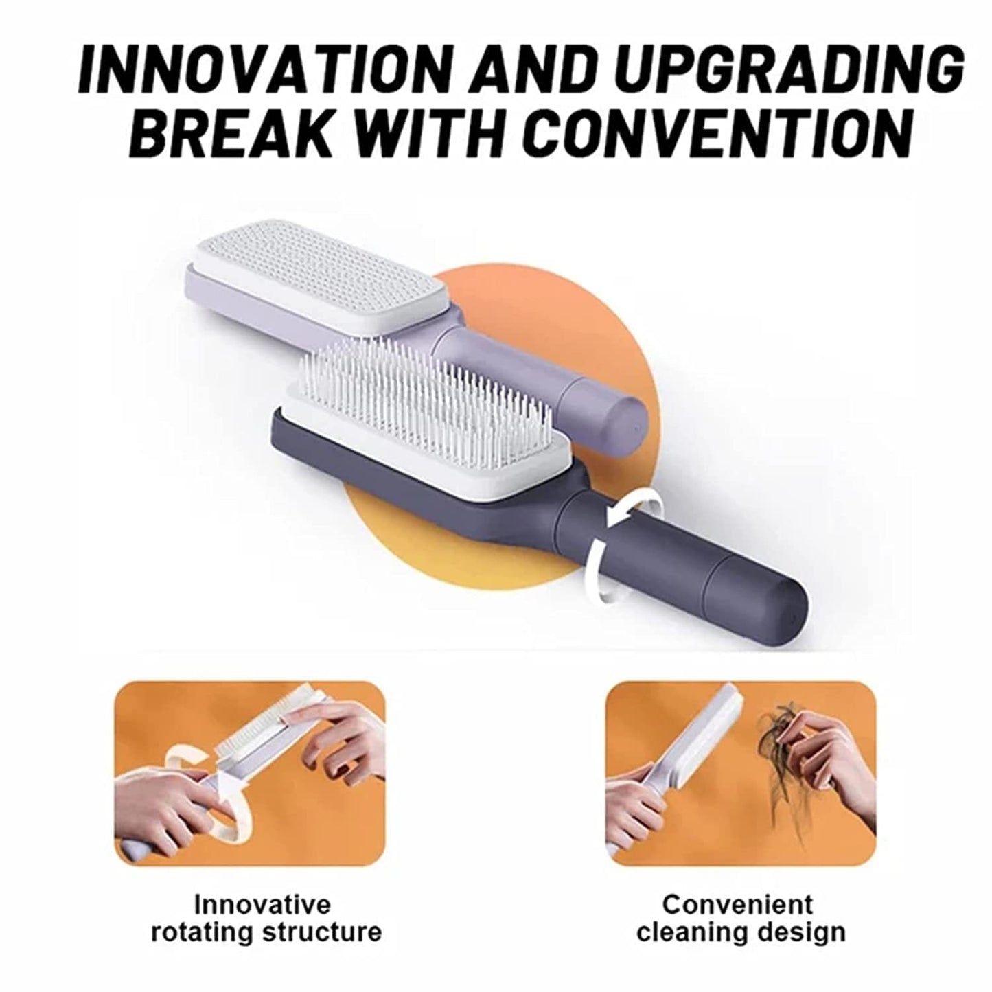 Beautifier 4 In 1 Self Cleaning Hair Brush